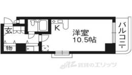 デ・リード河原町407間取り図面