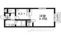 パレスサイド桂間取り図面