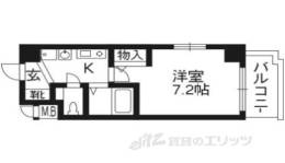 エステムコート京都烏丸３ジャパニズム間取り図面