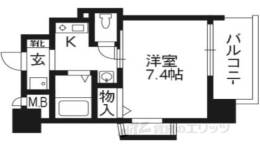 エステムコート京都烏丸３ジャパニズム間取り図面