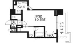 アスヴェル京都御所前３間取り図面