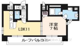 アスヴェル京都御所前３間取り図面