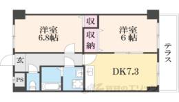 ラ・ルーチェ宝ヶ池間取り図面