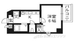プレサンス京都御所東705間取り図面