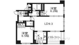リーガル京都二条城東間取り図面