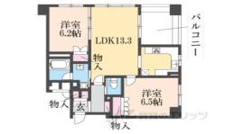 リーガル京都二条城東間取り図面