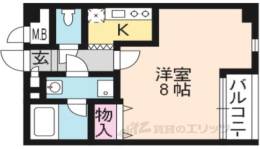 クオリカ西京極間取り図面