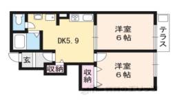 ラフィネシャトレー３番館間取り図面