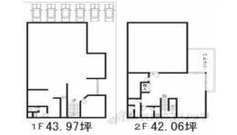 ヤサカ北山堀川テナント（東棟）間取り図面