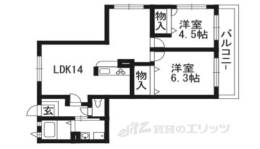 緑樹２間取り図面