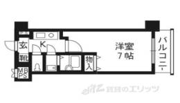 ライオンズマンション京都河原町第三間取り図面