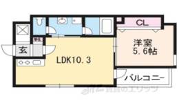 フロレゾン御池間取り図面