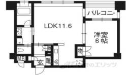 リーガル京都烏丸通り間取り図面