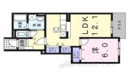 フラットNORTH間取り図面