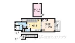 シダーコンフォール弐番館間取り図面