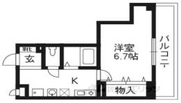 紫野ユー・ピー・ディービル間取り図面