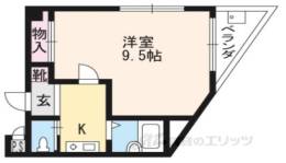 ベレーザ丸太町間取り図面