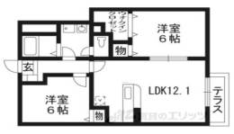 コウジィーコート間取り図面