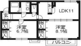 ラフレシール間取り図面