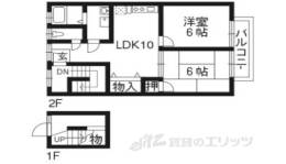 吉田近衛町19-6店舗戸建間取り図面