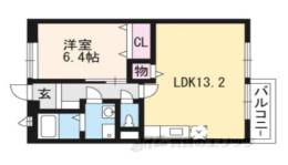 メゾンエスポワール２間取り図面
