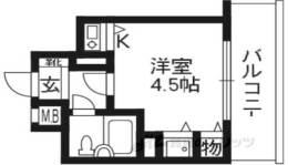 ライオンズマンション東洞院702間取り図面