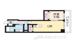 パインフィールド七条間取り図面