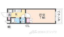 スカイハイツ三山木間取り図面