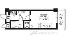 ヴィラ田辺１号館間取り図面
