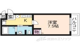 フラッティ中書島間取り図面