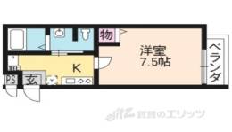 フラッティ中書島間取り図面