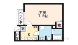フラッティ中書島間取り図面