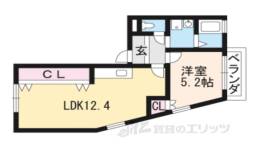 ハイツ糀屋２間取り図面