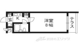ＤＥＴＯＭ－１烏丸一条２間取り図面