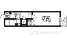 ヴィラ祝園間取り図面