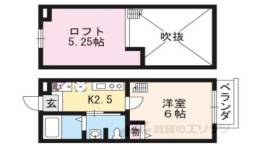 ロフティ北花山２間取り図面