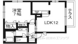 ハイツクリスタルあいりす２間取り図面