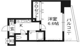 ベラジオ二条城前間取り図面