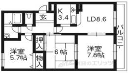 グッドヒルズ桜が丘間取り図面