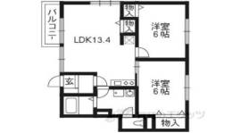グランディールＡ間取り図面
