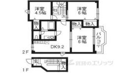グランディールＢ間取り図面