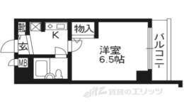 ライオンズマンション西陣南間取り図面