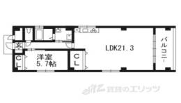 THE RESIDENCE二条駅北間取り図面