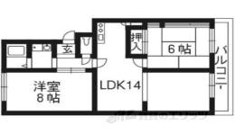 シャルム西ノ岡間取り図面