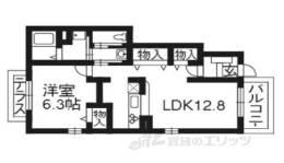 メゾン川勝１間取り図面