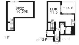 アルカス今出川間取り図面