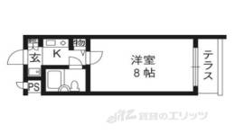 ＤＥＴＯＭ－１烏丸一条２間取り図面