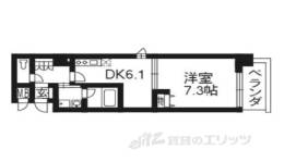 アスヴェル京都市役所前３間取り図面