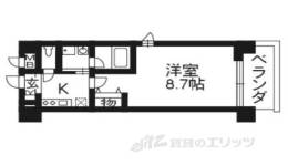 アスヴェル京都市役所前３間取り図面
