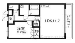 クニミＬＲ間取り図面